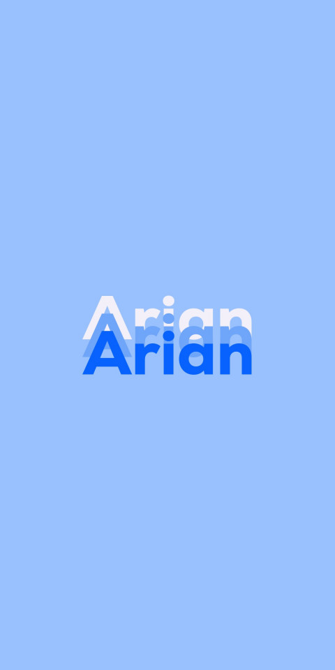 Free photo of Name DP: Arian