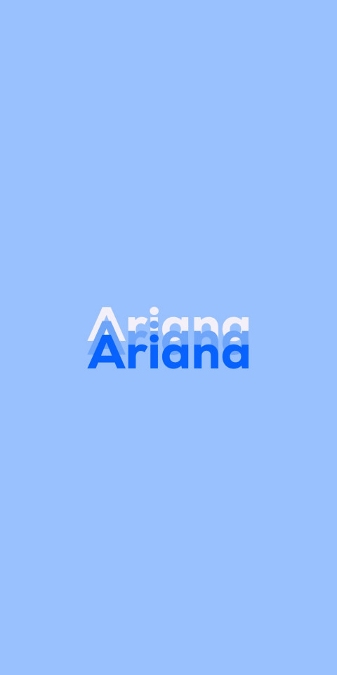 Free photo of Name DP: Ariana