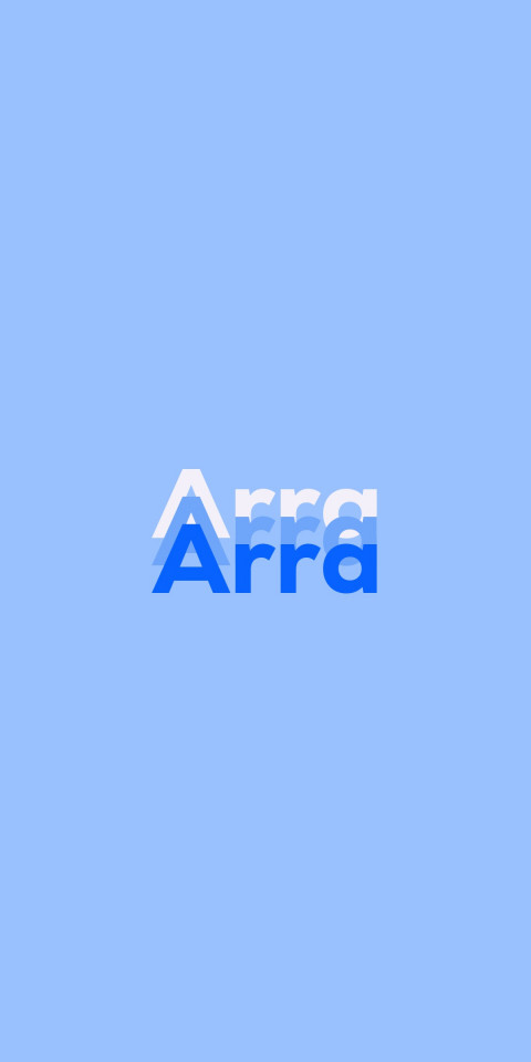 Free photo of Name DP: Arra