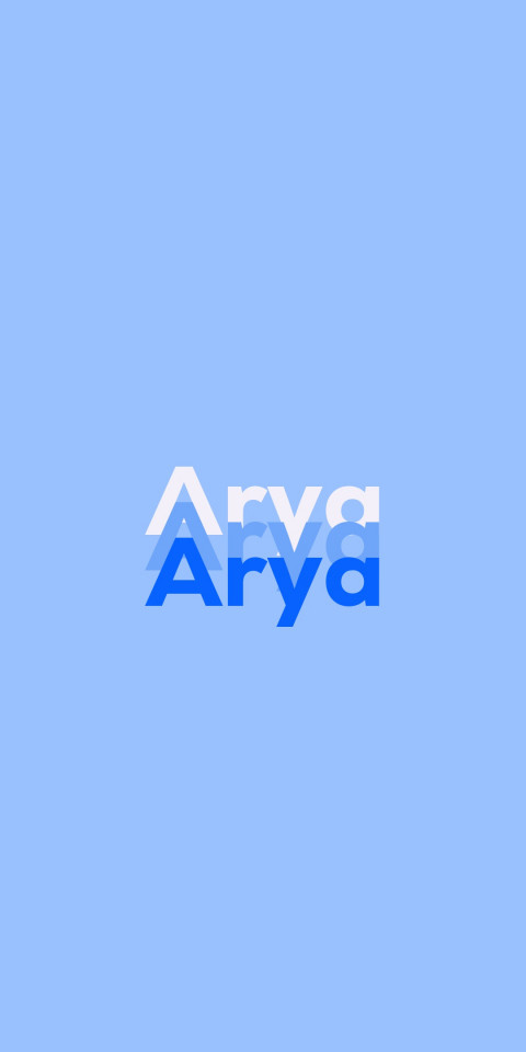 Free photo of Name DP: Arya