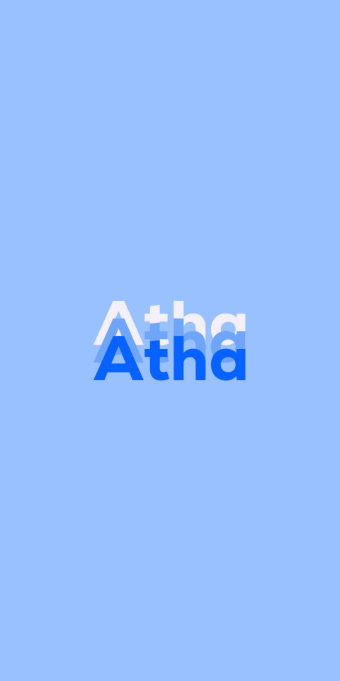 Free photo of Name DP: Atha