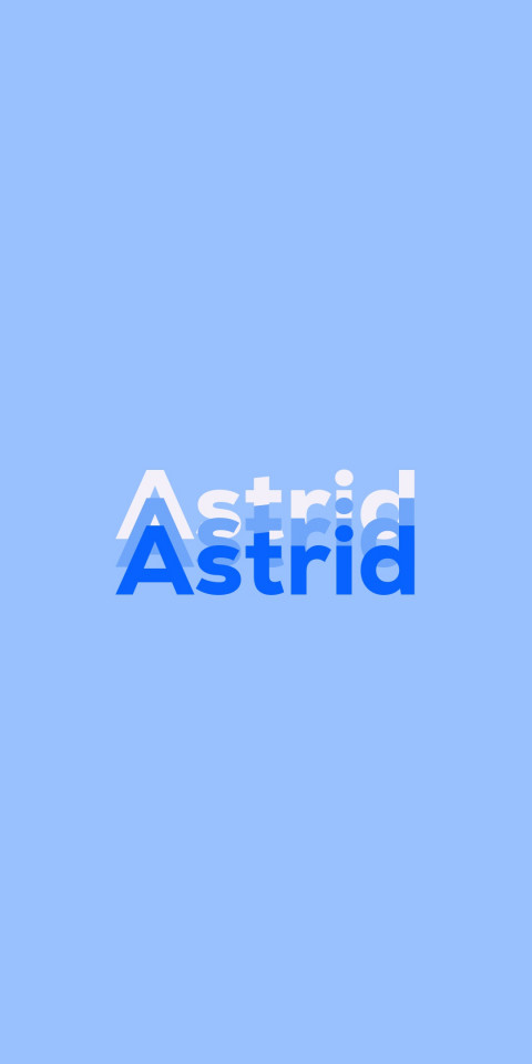 Free photo of Name DP: Astrid