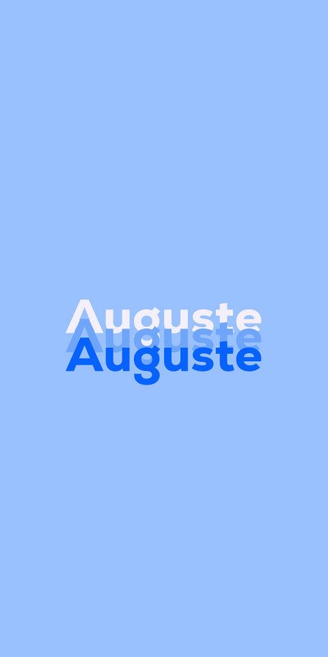 Free photo of Name DP: Auguste