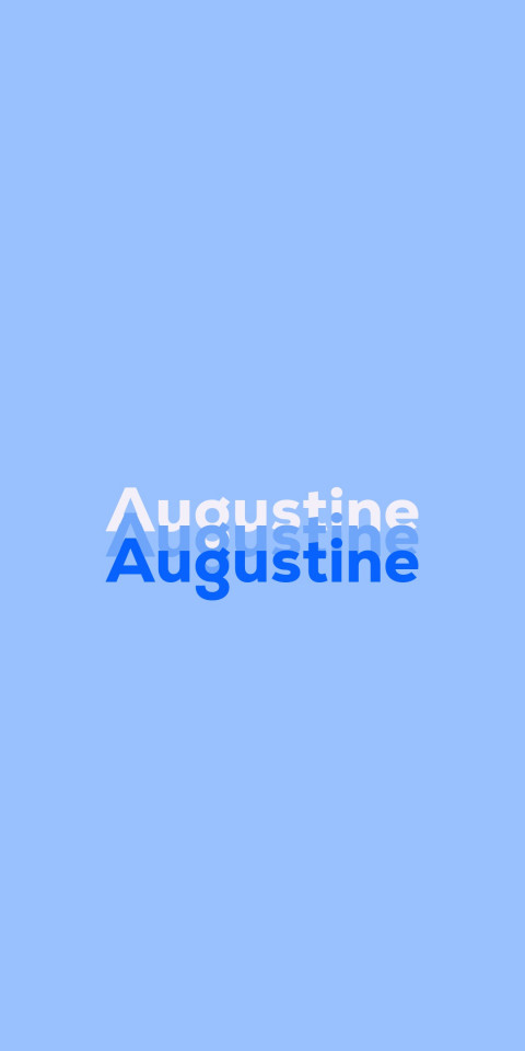 Free photo of Name DP: Augustine