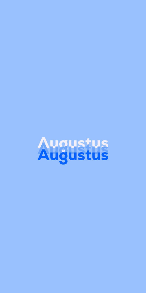 Free photo of Name DP: Augustus