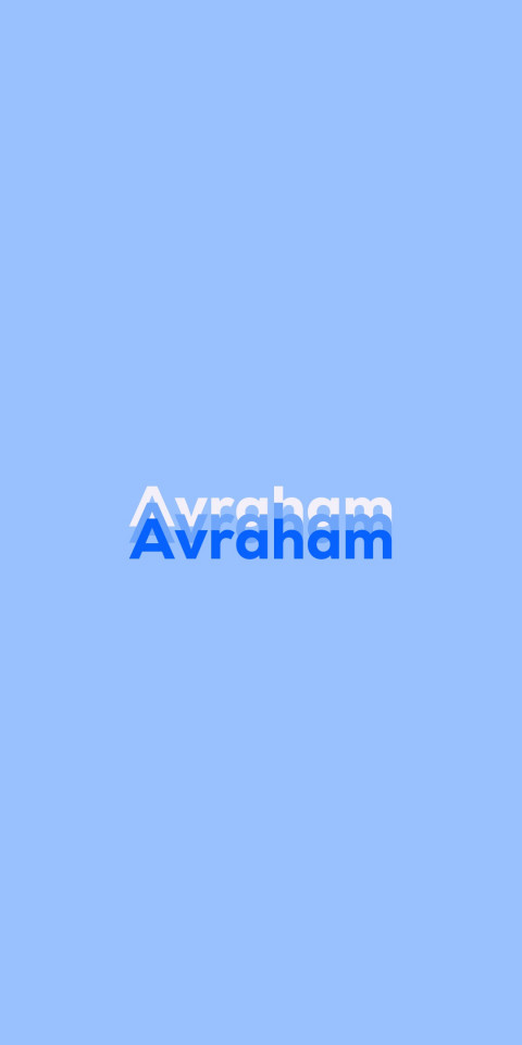Free photo of Name DP: Avraham