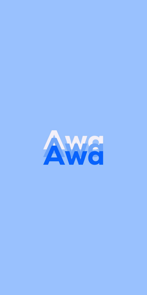 Free photo of Name DP: Awa