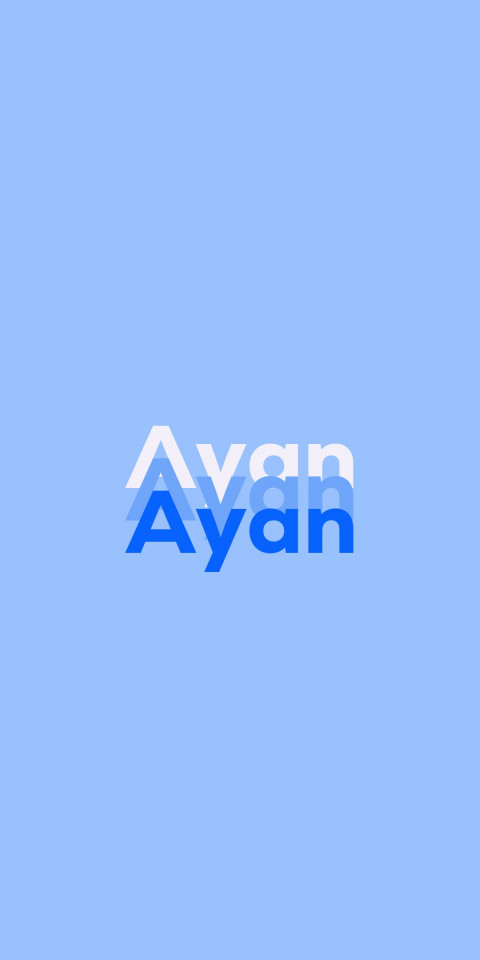 Free photo of Name DP: Ayan