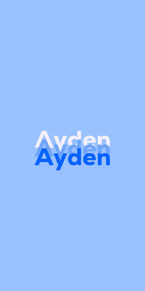 Free photo of Name DP: Ayden