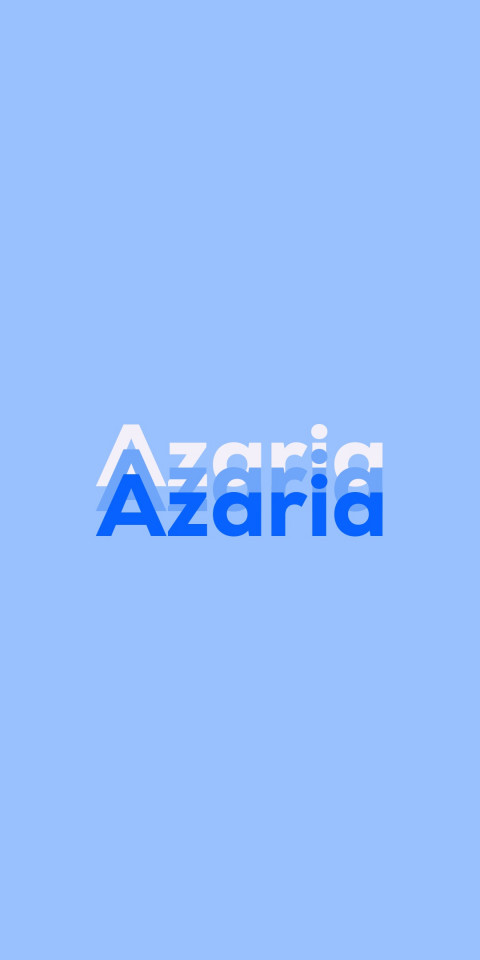 Free photo of Name DP: Azaria
