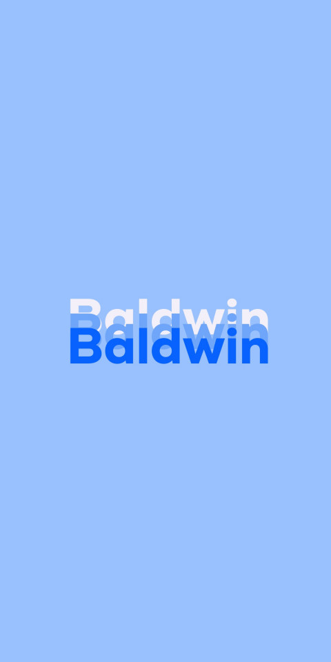 Free photo of Name DP: Baldwin