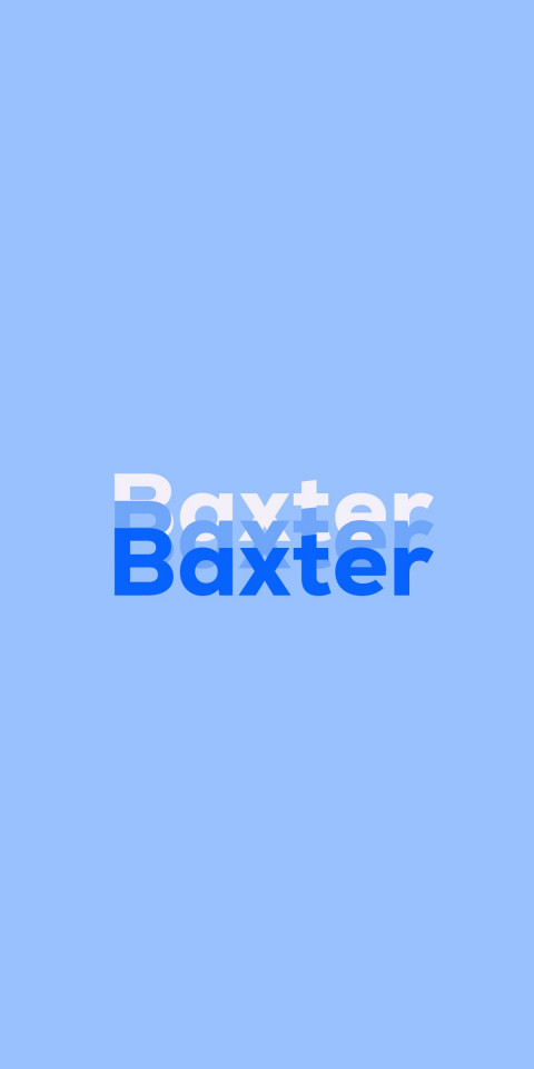 Free photo of Name DP: Baxter