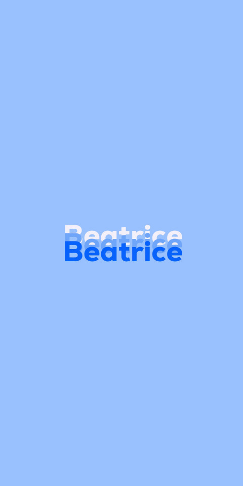 Free photo of Name DP: Beatrice