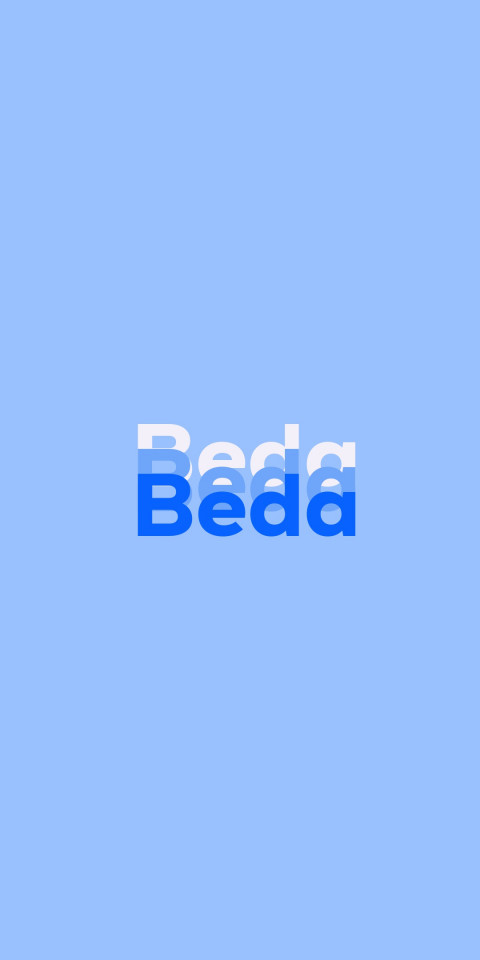 Free photo of Name DP: Beda