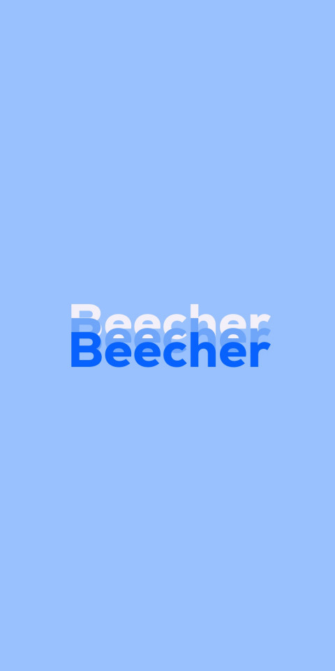 Free photo of Name DP: Beecher