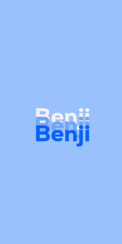 Free photo of Name DP: Benji