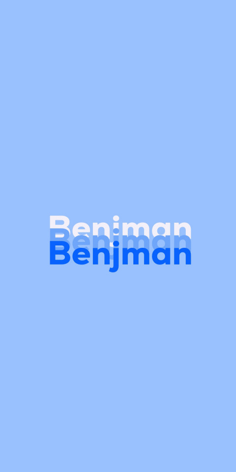 Free photo of Name DP: Benjman