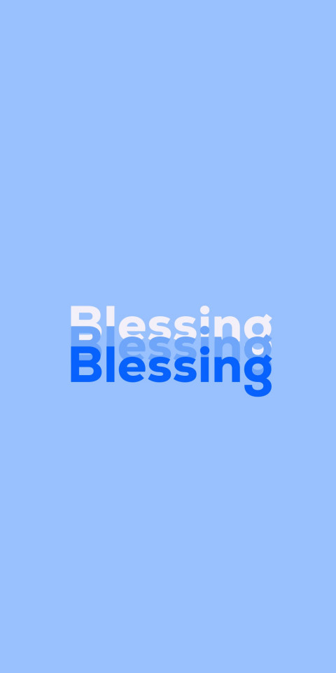 Free photo of Name DP: Blessing