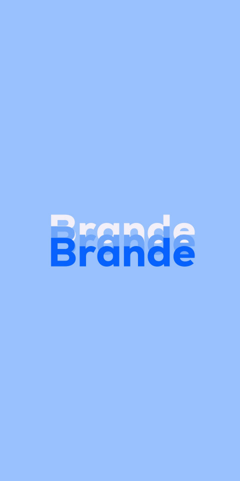 Free photo of Name DP: Brande