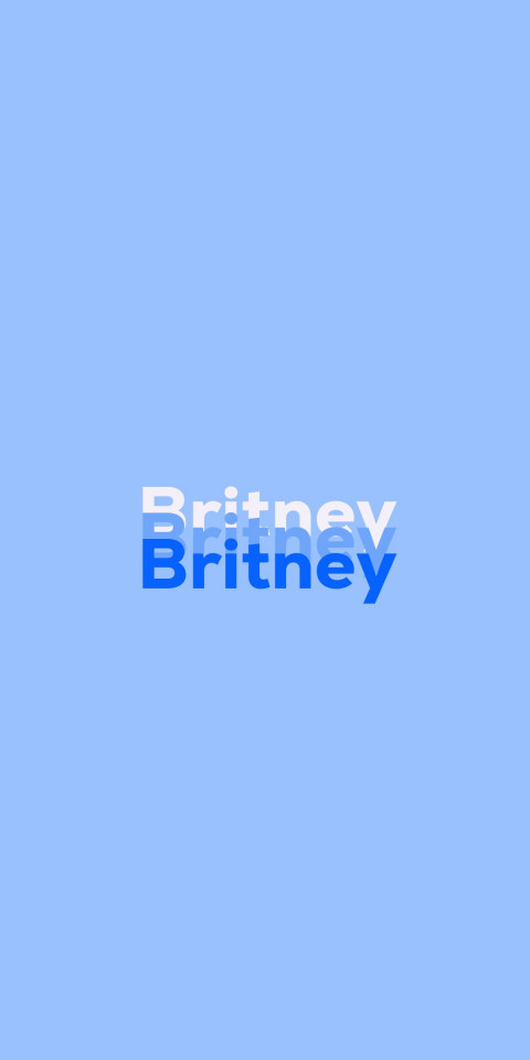 Free photo of Name DP: Britney