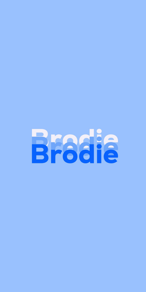 Free photo of Name DP: Brodie