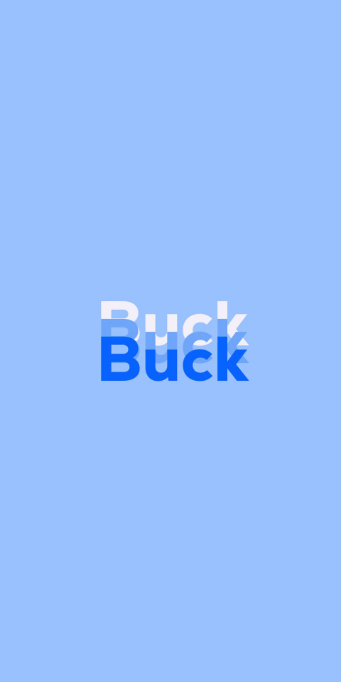 Free photo of Name DP: Buck