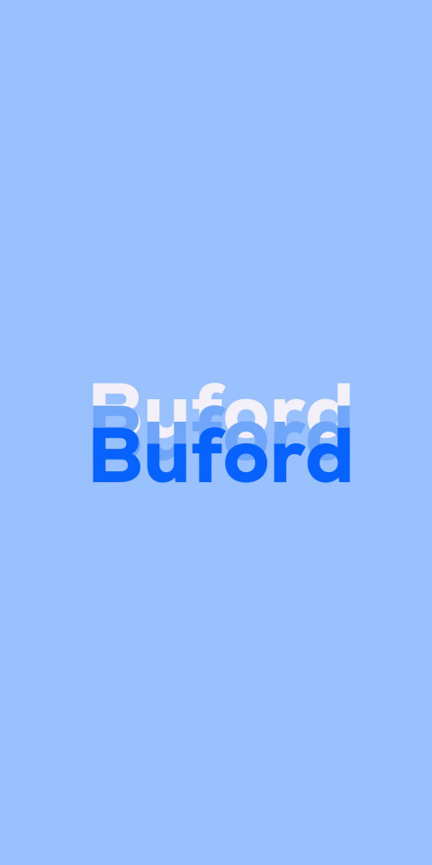 Free photo of Name DP: Buford