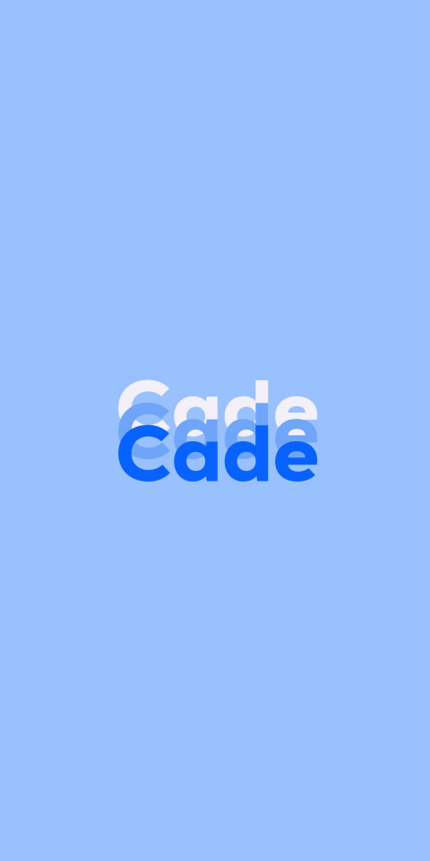 Free photo of Name DP: Cade