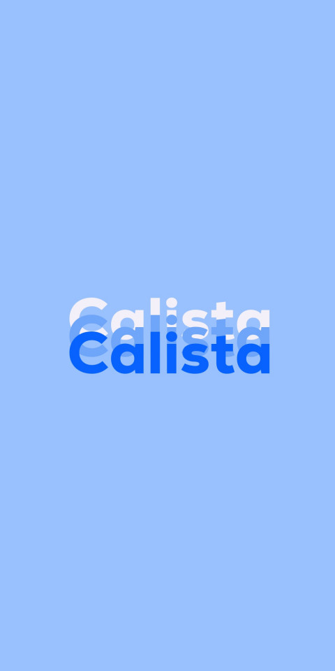 Free photo of Name DP: Calista