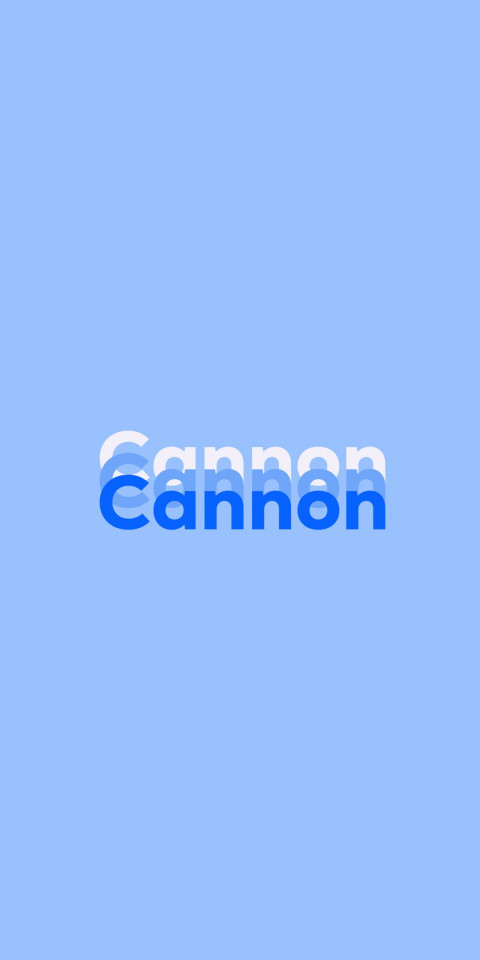 Free photo of Name DP: Cannon