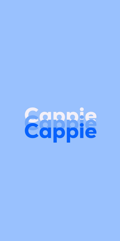 Free photo of Name DP: Cappie