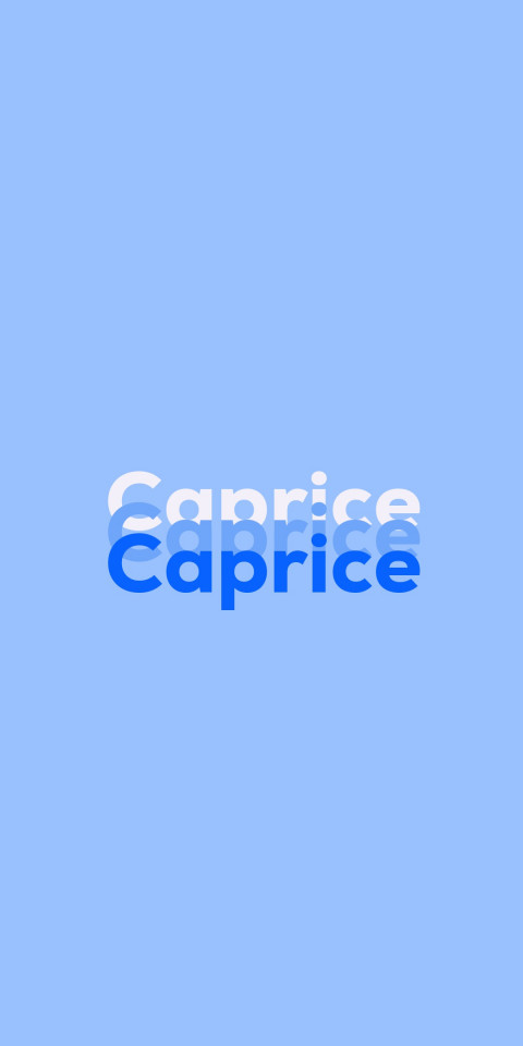 Free photo of Name DP: Caprice
