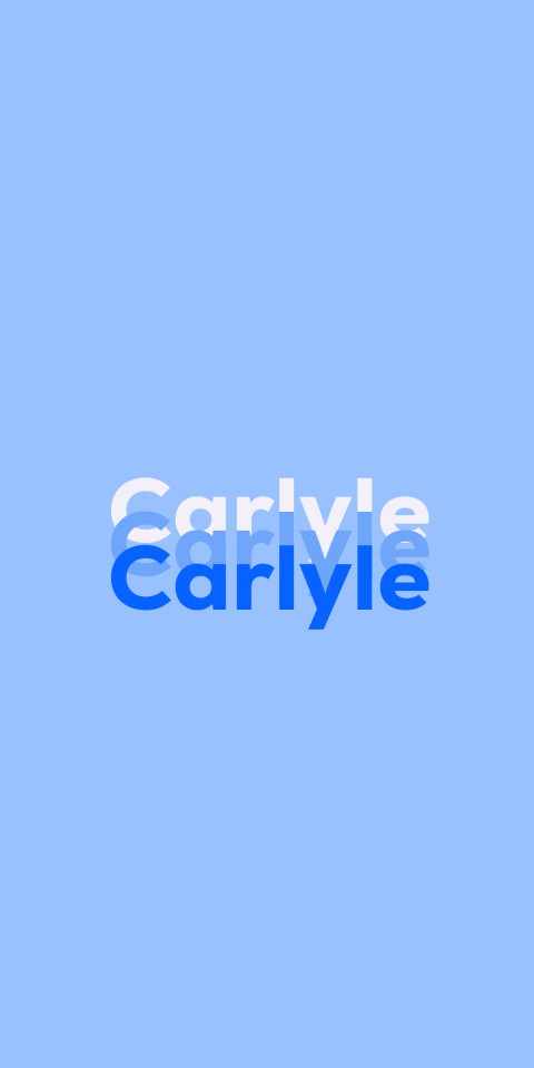 Free photo of Name DP: Carlyle