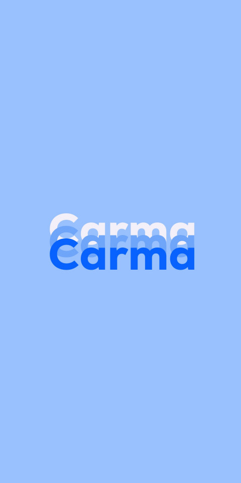 Free photo of Name DP: Carma