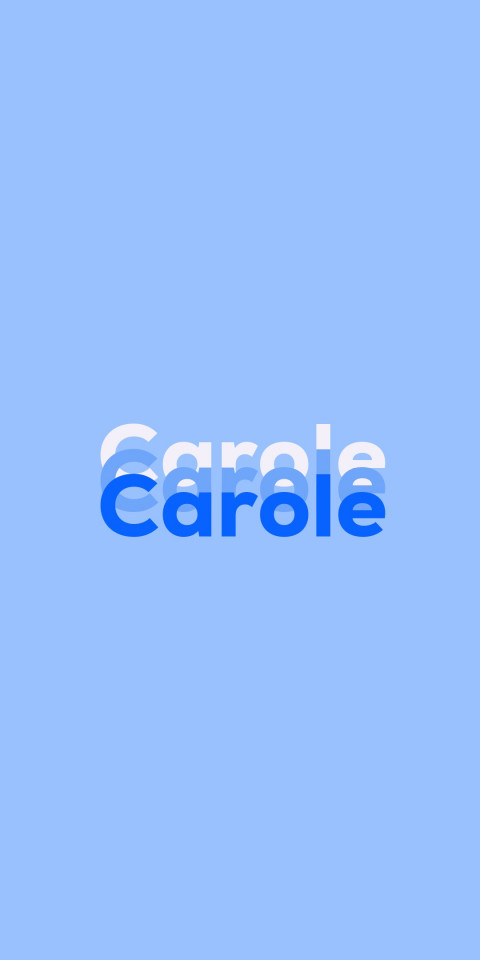 Free photo of Name DP: Carole