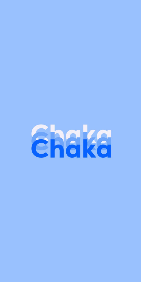 Free photo of Name DP: Chaka