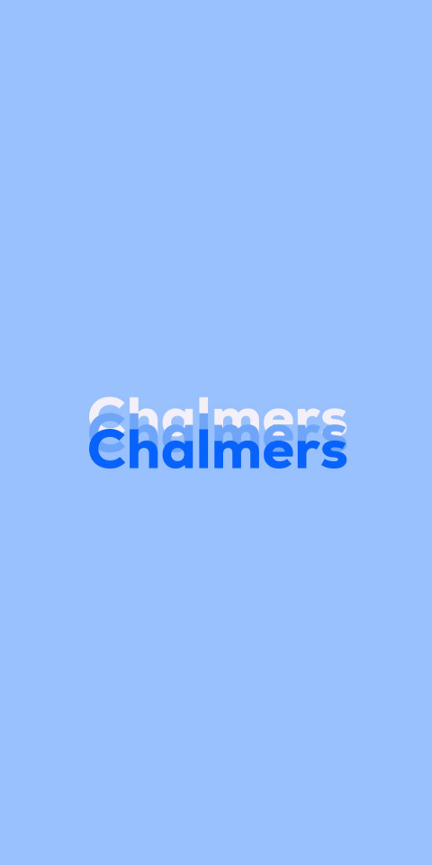 Free photo of Name DP: Chalmers