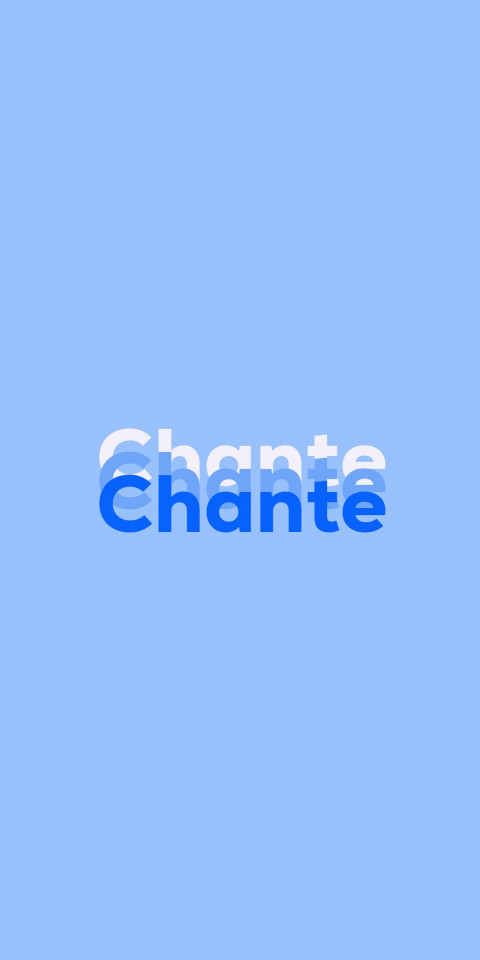 Free photo of Name DP: Chante