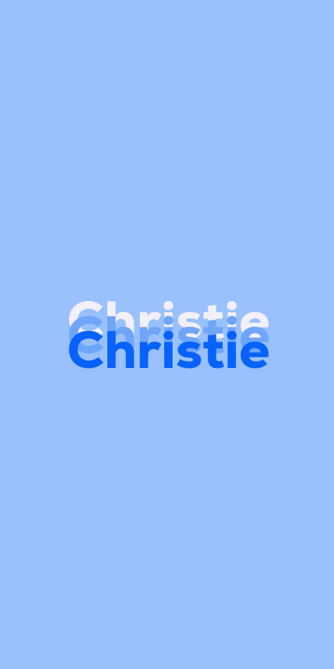 Free photo of Name DP: Christie