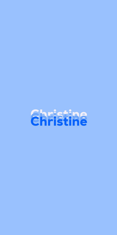 Free photo of Name DP: Christine