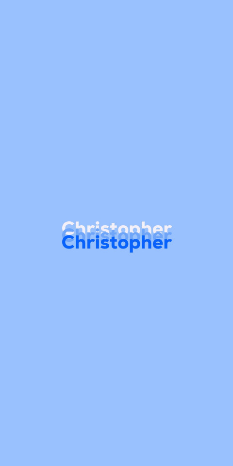 Free photo of Name DP: Christopher