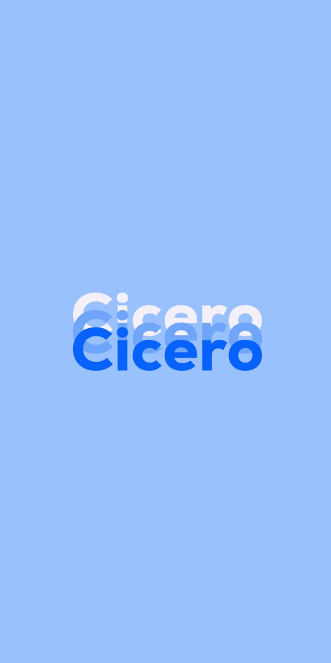 Free photo of Name DP: Cicero