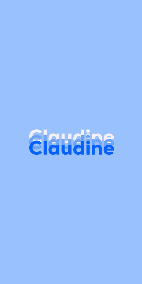 Free photo of Name DP: Claudine