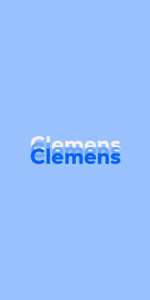 Free photo of Name DP: Clemens