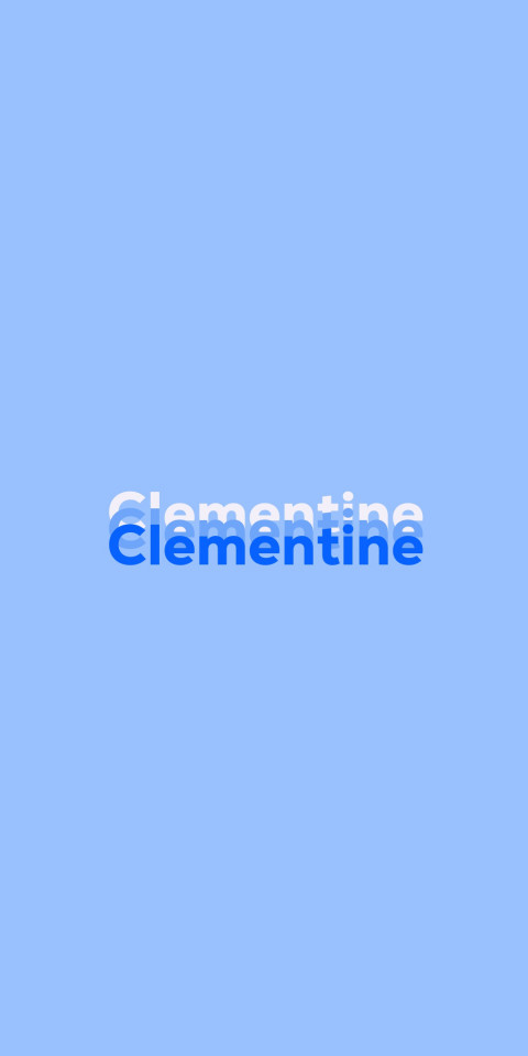 Free photo of Name DP: Clementine