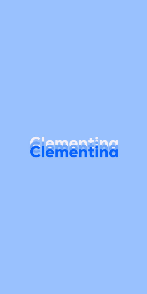 Free photo of Name DP: Clementina