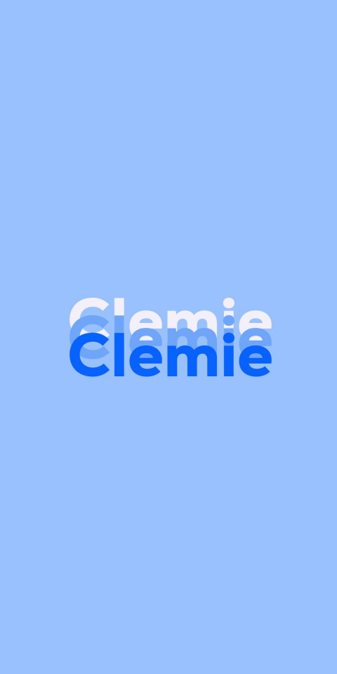 Free photo of Name DP: Clemie