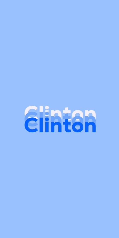 Free photo of Name DP: Clinton