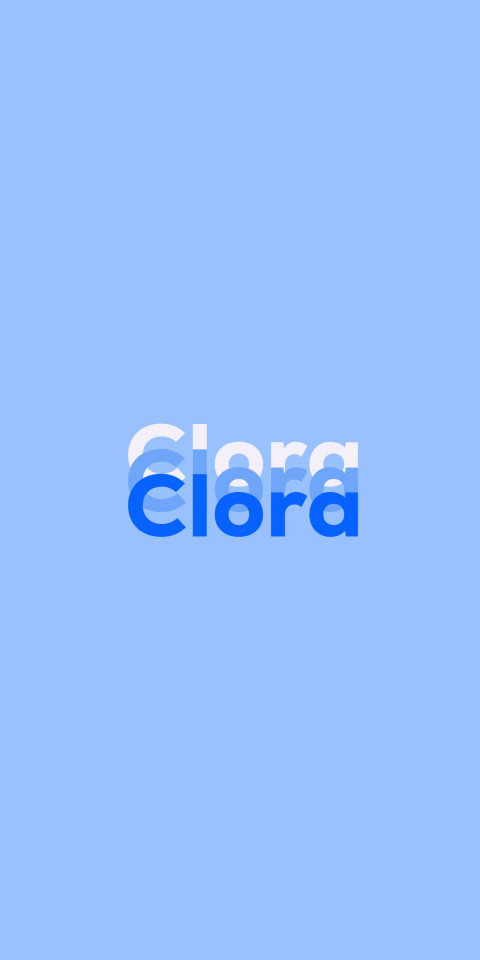 Free photo of Name DP: Clora