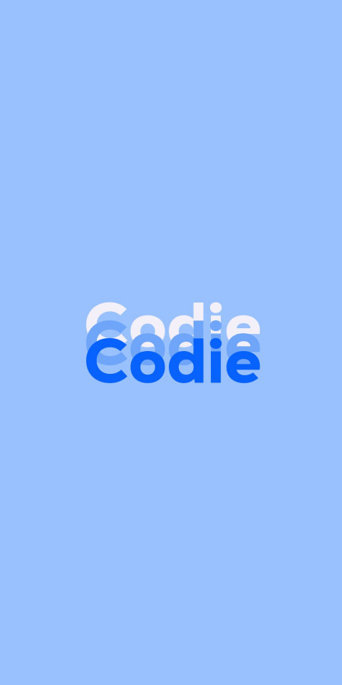 Free photo of Name DP: Codie